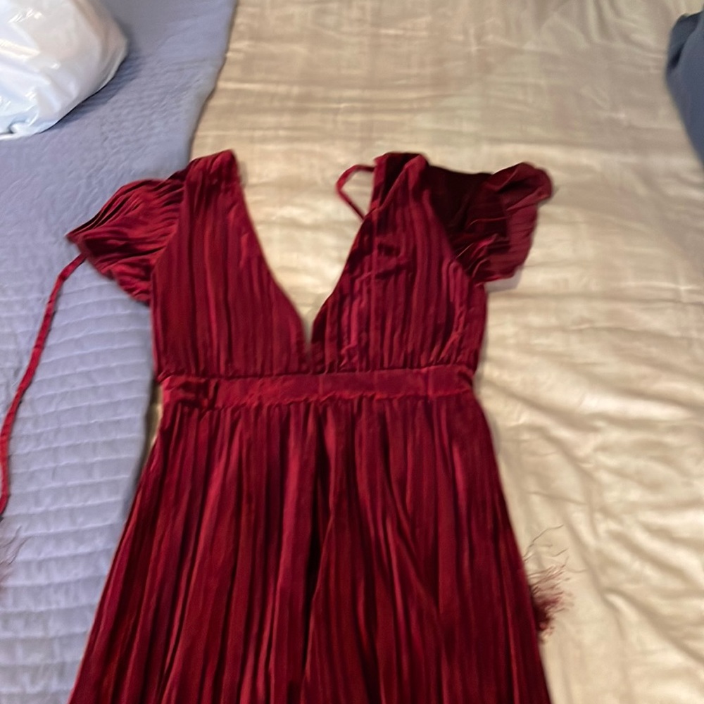 Free People X MinkPink Lex Velvet Jumpsuit